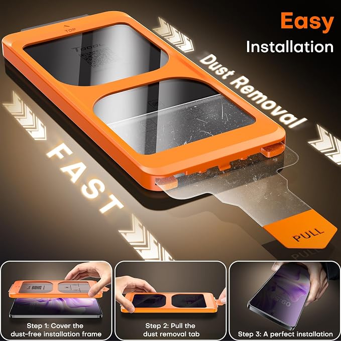 TOCOL for Pixel 2026 Screen Protector Clear | Easy Installation Bubble-Free 9H+ Tempered Glass 11FT Military Grade Shatterproof Anti-Scratch Case Friendly HD 2 Pack