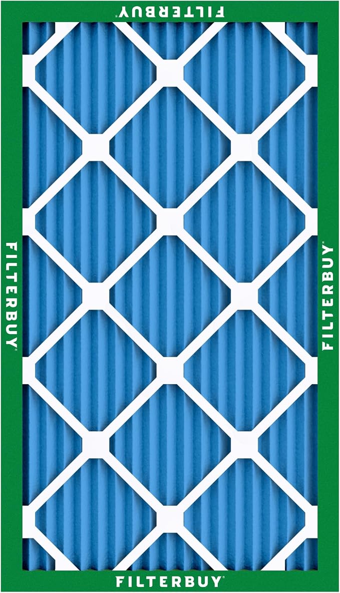 Filterbuy 10x25x1 Air Filter MERV 13 Optimal Smoke & Allergy Defense,