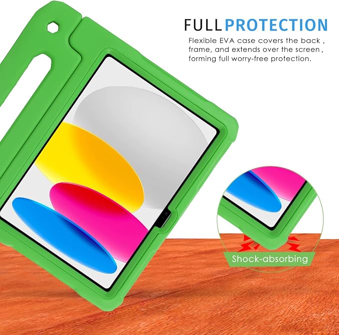 HDE Kids Shockproof Case Built-in Screen Protector for iPad 10th Gen 10.9