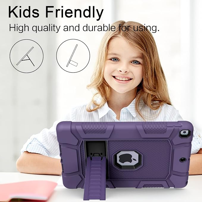 Azzsy Case for iPad 9th Generation/iPad 8th Generation/iPad 7th Generation (10.2 Inch 2021/2020/2019 Model) Heavy Duty Shockproof Rugged Protective Case for iPad 10.2 inch Alpine Green
