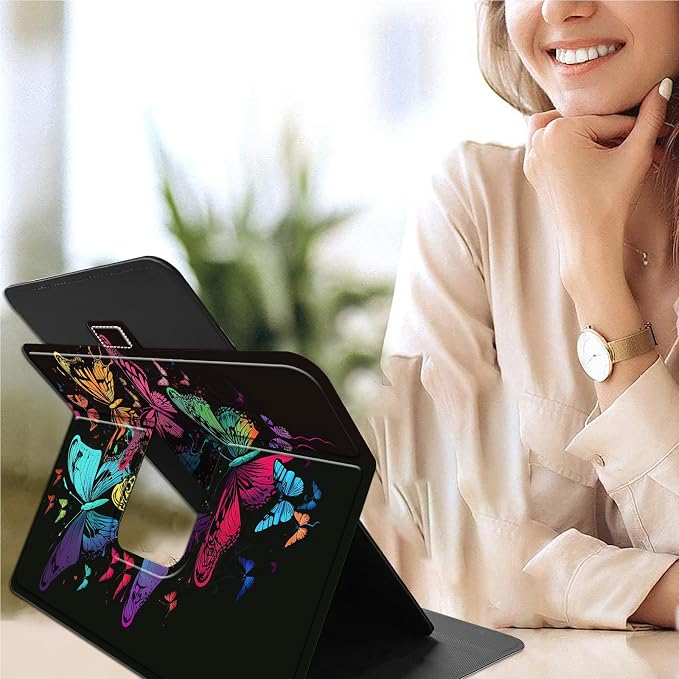 for Google Pixel Tablet Case 2023 Universal Tablet CaseSlim PU Leather Multi-Angle Viewing Cover with 360 Degree Rotatable Kickstand forPixel Tablet 2023 11-inchBlue Wolf