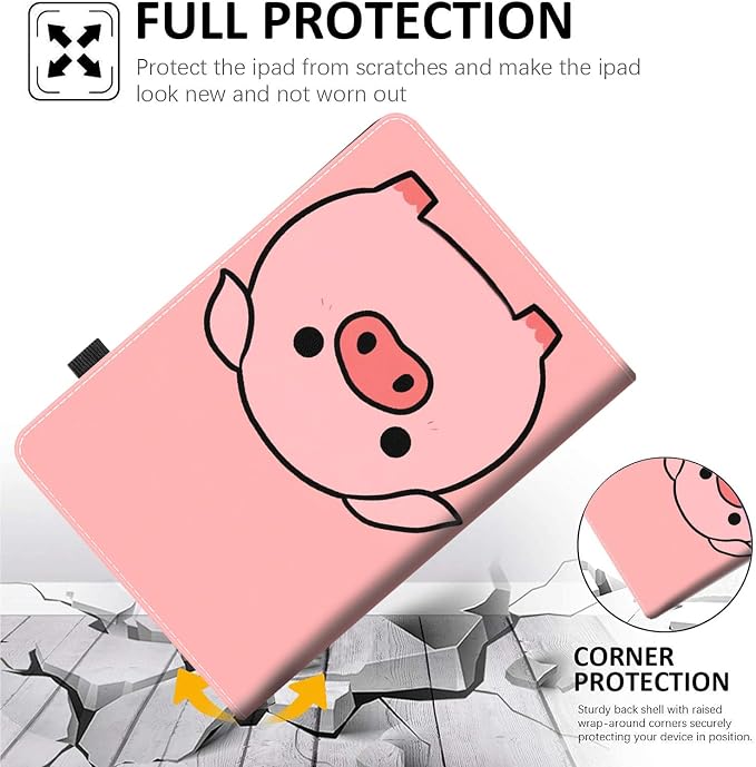 Case for All-New Amazon Fire HD 10 and 10 Plus Tablet (13th/11th Generation 2023/2021 Release) 10.1 Multi-Angle Smart Stand Cover Auto Sleep/Wake Skull and Fire