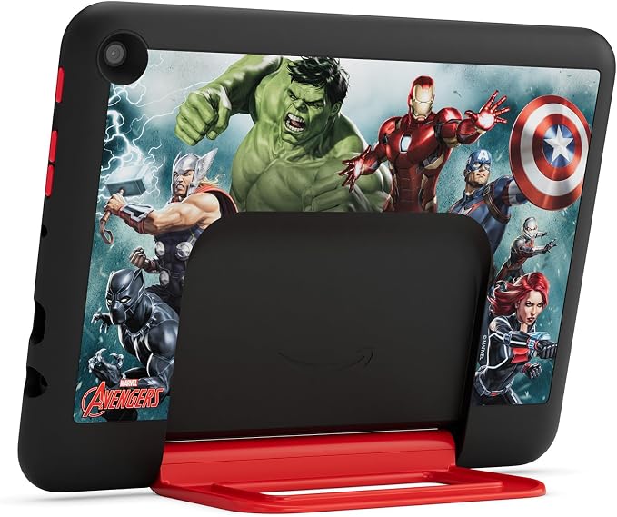 Amazon Kid-Friendly Case for Fire HD 8 tablet (Only compatible with 12th generation tablet) Jungle Cat