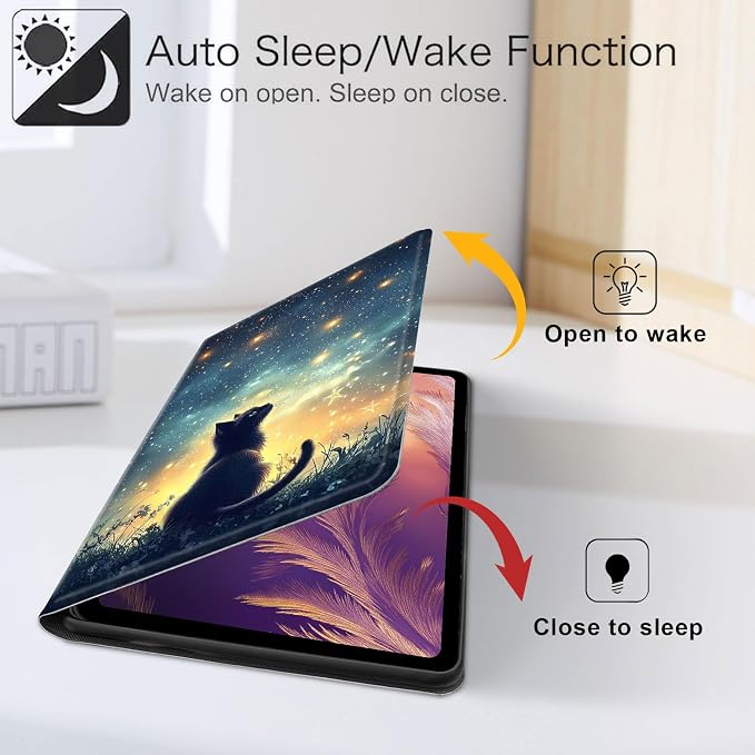 for iPad 11th Generation (A16 2025) 11 / iPad 10th Gen 10.9 2022 Case 360° Rotating PU Leather Stand Cover with Auto Sleep/Wake Shockproof TPU Backl Two Dragons Fighting
