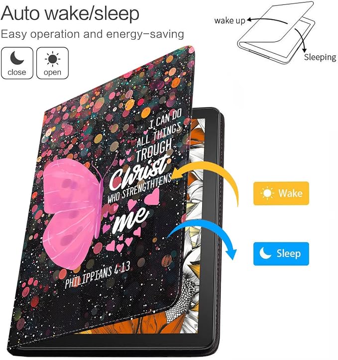 Case for Samsung Galaxy Tab A 8.0 2019 (SM-T290/T295/T297) Slim Lightweight PU Leather Stand Cover with Auto Wake/Sleep for Galaxy Tab A 8.0 Inch Abstract Watercolor Art Dogs