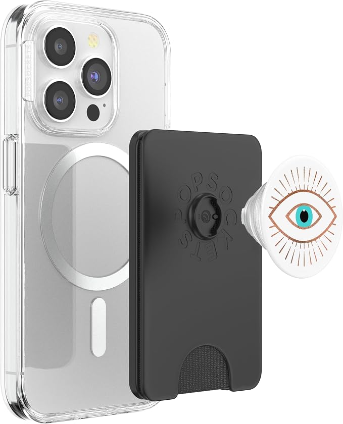 Rose Evil Eye White PopSockets Adhesive PopGrip