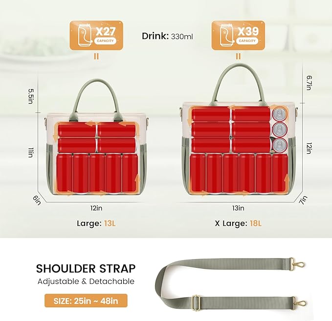 LOVEVOOK Insulated Lunch Bag Women,Wide Opening Adult Lunch Box Women,Leakproof Cooler Bag for Work Picnic Beach Family College,Lunch Teacher Tote Bag with Adjustable Shoulder Strap and Cup Holder