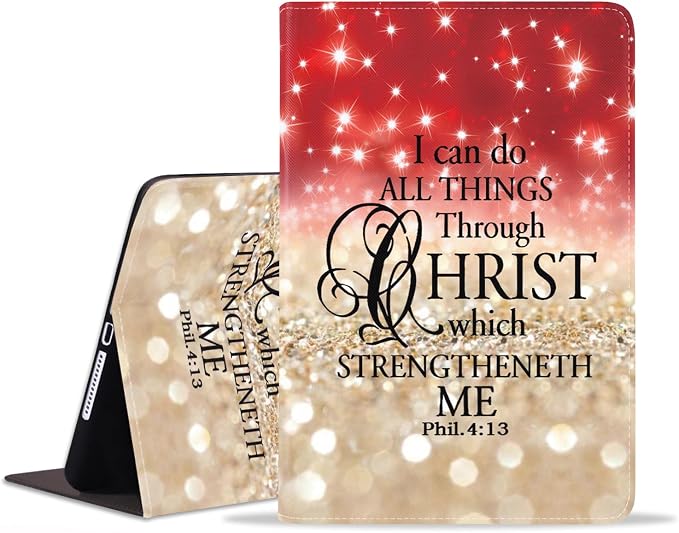 Case for Samsung Galaxy Tab S10 Lite/ S10 FE/ S9 FE 5G 10.9 Inch/ S9 11 Inch - Slim PU Leather Folding Stand Folio Cover with Auto Sleep/Wake American Flag &amp Bullets