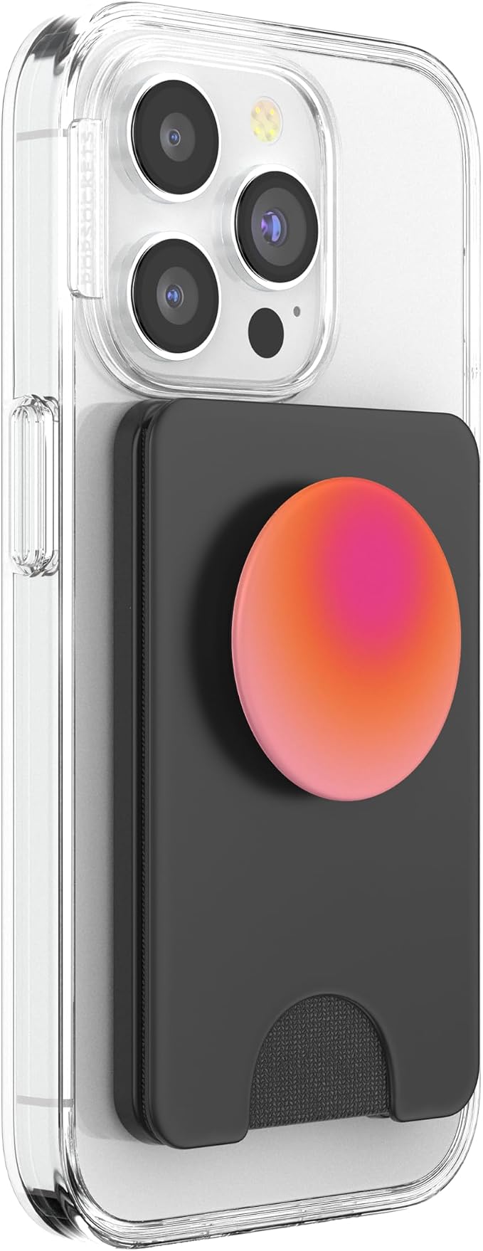 Pink and Orange Gradient Cute Aura Aesthetic PopSockets Adhesive PopGrip