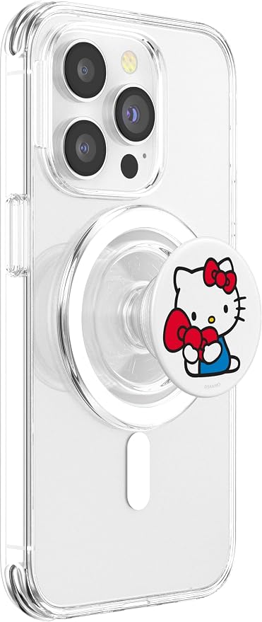 Hello Kitty Classic Bow PopSockets Stand for Smartphones and Tablets PopSockets Adhesive PopGrip