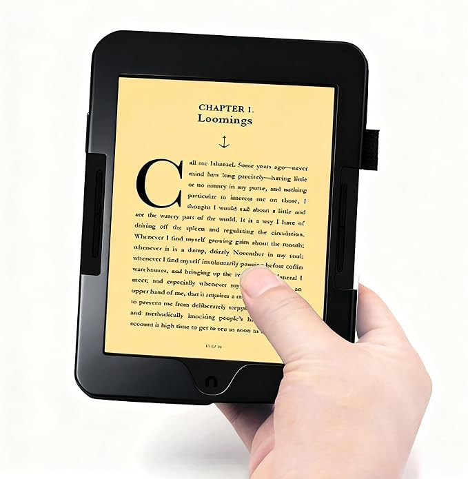 Case for Folio Nook Glowlight Plus 7.8(2019 Released) eReader Compatible with (Model:BNRV700) Magnetic Closure Lightweight PU Leather Cover (Black Glowlight Plus 7.8)