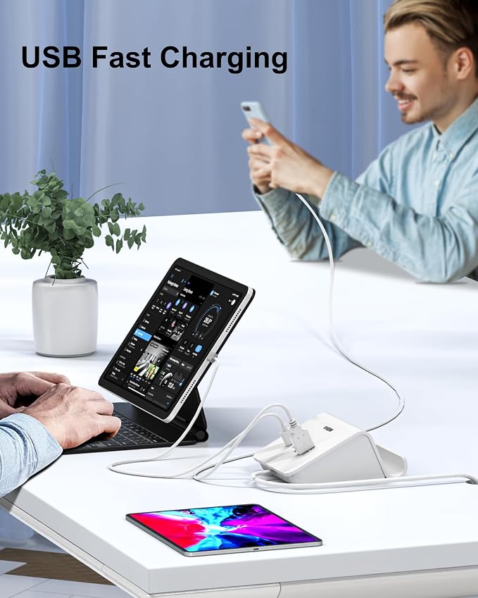 USB C Charging Station 35W VHBW 6 Port 3A and 3C(1Port *USB-C PD20W Fast) Desktop Fast Charging Station for iPhone 14/13/12Samsung Galaxy S23/S22/S21etc