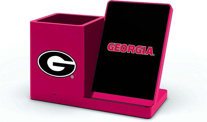 SOAR NCAA Unisex Cell Phone Wireless Charging Stand and Desktop Organizer