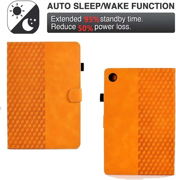 Fancity Case Fits Samsung Galaxy Tab A9/A11 Plus 11” 2025/2023 X210/X216 | Premium PU Leather Cover with Multi-Angles Pencil Holder Smart Wake Sleep for Galaxy Tab A9 A11 Plus X218 Beach