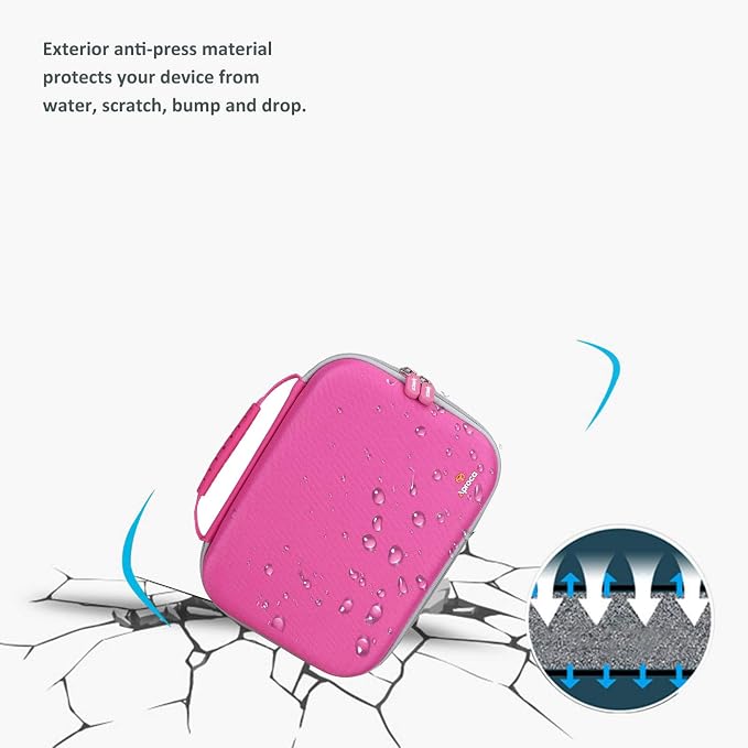 Aproca Hard Travel Storage Pink Case for Leapfrog LeapPad Ultimate/Academy Kids’ Learning Tablet