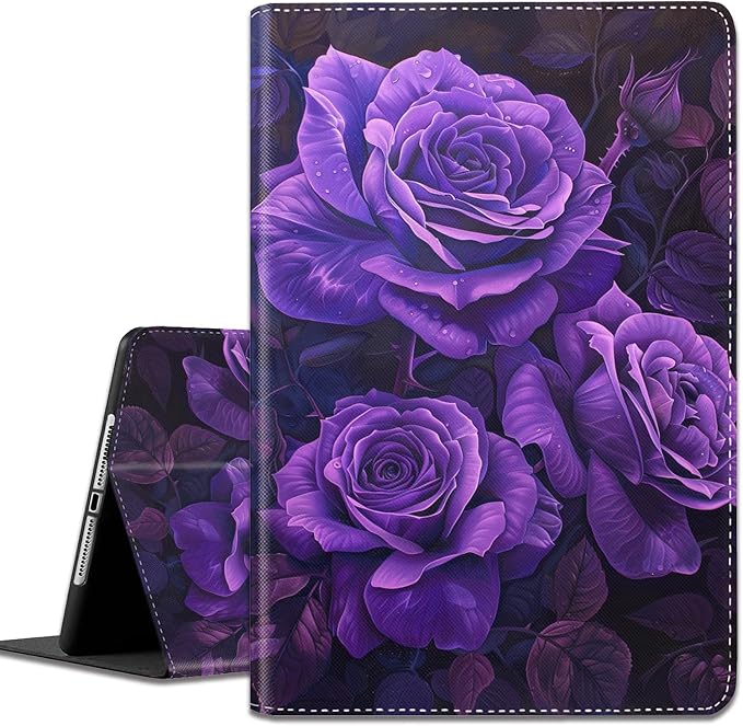 for iPad 10th-Gen 10.9-inch 2022 Case Adjustable Stand Shockproof Protective Cover with Automatic Wake-up/Sleep Function Suitable for iPad 10th Gen 2022 Case Art Dragonfly