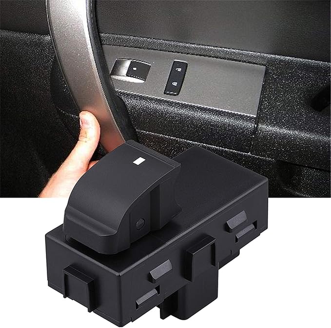 AiYiGu Driver Side Power Window Switch & 3 Pcs Passenger Window Switches, Compatible with 07-13 Chevy Silverado/GMC Sierra 1500 2500HD 3500HD/10-13 Yukon/09-16 Chevrolet Traverse/08-11 HHR