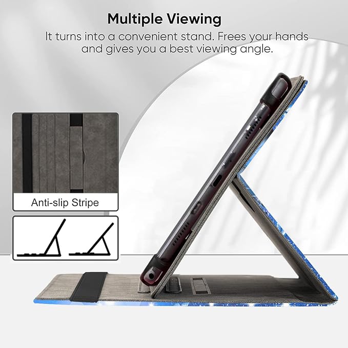 Universal 11 12 Inch Android Tablet Case Slim Fit Standing Cover for 10.9 11 11.5 12 Touchscreen Tablet with Multiple Viewing AnglesBird Tree