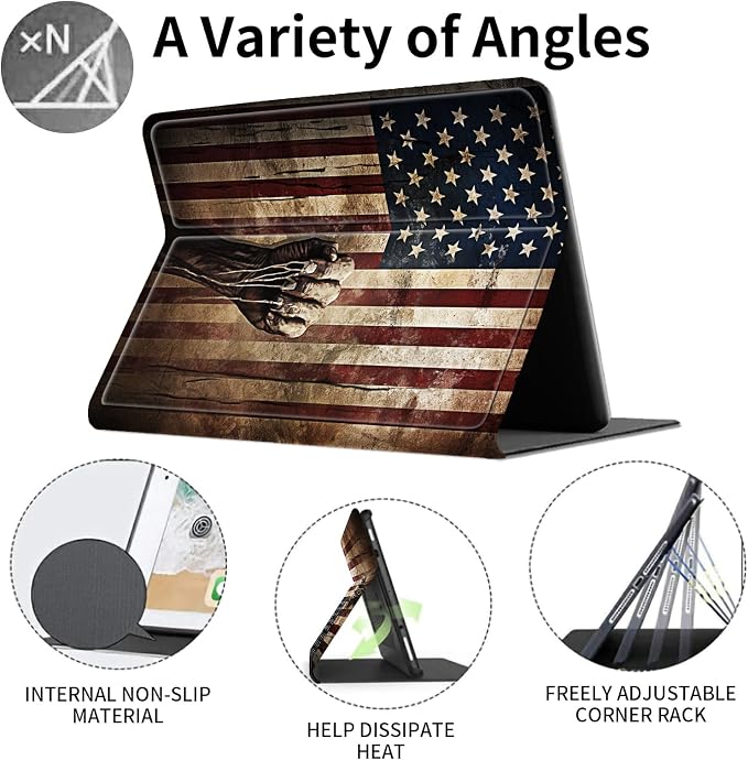 Case for 7 All-New Kindle Paperwhite (12th Generation 2024) and Kindle Colorsoft Signature Edition CoverSlim PU Leather Smart Cases with Auto Wake/Sleep-Black Cat Night Sky