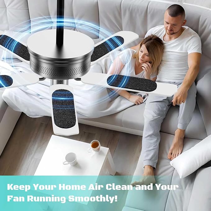 15 Pack Ceiling Fan Filters for Blades, Air Filters