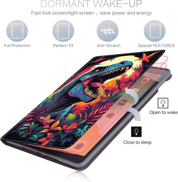Case for iPad 9th/8th/7th Generation iPad 10.2 Case (2021/2020/2019) Slim Folding Stand Cover with Auto Wake/Sleep for iPad 10.2 inch Abstract Fantasy Colorful Butterfly