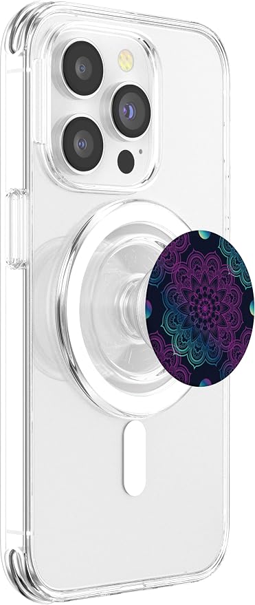 Mandala Art Geometric Meditation Mindfulness Peace Seeker PopSockets Adhesive PopGrip