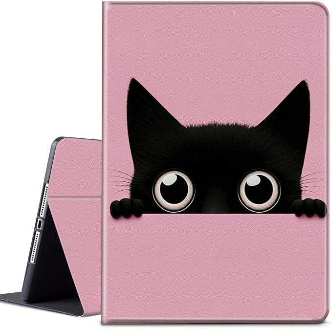 Case for Samsung Galaxy Tab A9 Plus 2023/A11 Plus 2025 11 inch Lightweight Protective PU Leather Smart Stand Cover with Auto Wake Sleep Tablet Case Cover - American Flag &amp Fish
