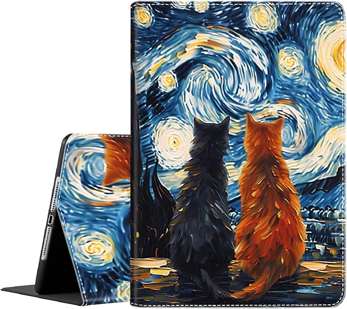 Case for iPad Air 11 Inch Case M2 2024 iPad Air 6th Gen Case/iPad Air 5th Gen 2022/Air 4th 2020 10.9 Inch Slim Stand Protective Smart Cover Fit iPad Air Retro Moth