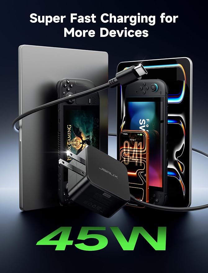 JSAUX 45W USB C Charger + 65W USB C Charger