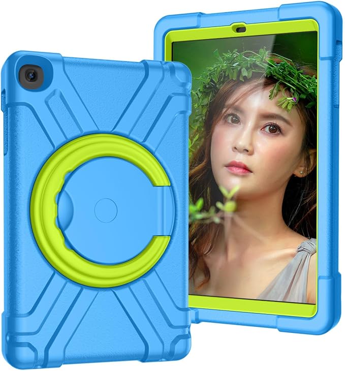 AKABEILA Compatible with Amazon Fire HD 8 2020/2022 Tablet Case，Rugged Kids Case with Stand Lightweight Shockproof Kids Friendly Tablet Cover Black