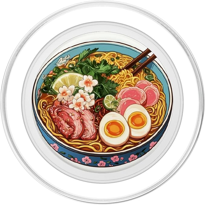 Ramen Lover Noodle Soup Japanese Foodie Asian Food PopSockets PopGrip for MagSafe