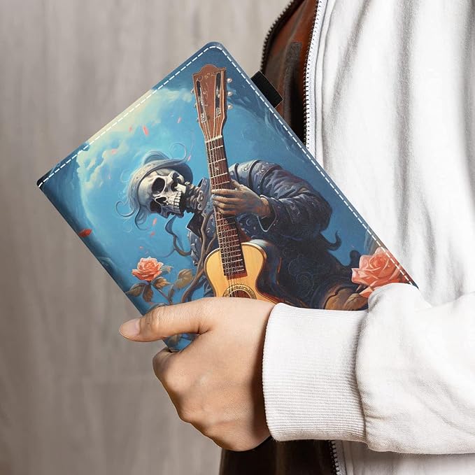 Case for Amazon Kindle Fire HD 8/Fire HD 8 Plus Tablet (12th/10th Generation 2024/2022/2020 Release) - PU Leather Folio Cover with Smart Auto Wake/Sleep Bald Eagle