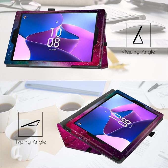 Folio Case for 10.1 Inch Previous Fire HD 10 Tablet | Famavala Stand Cover for [7th/9th Generation 2017/2019 Released] (BlueSky)