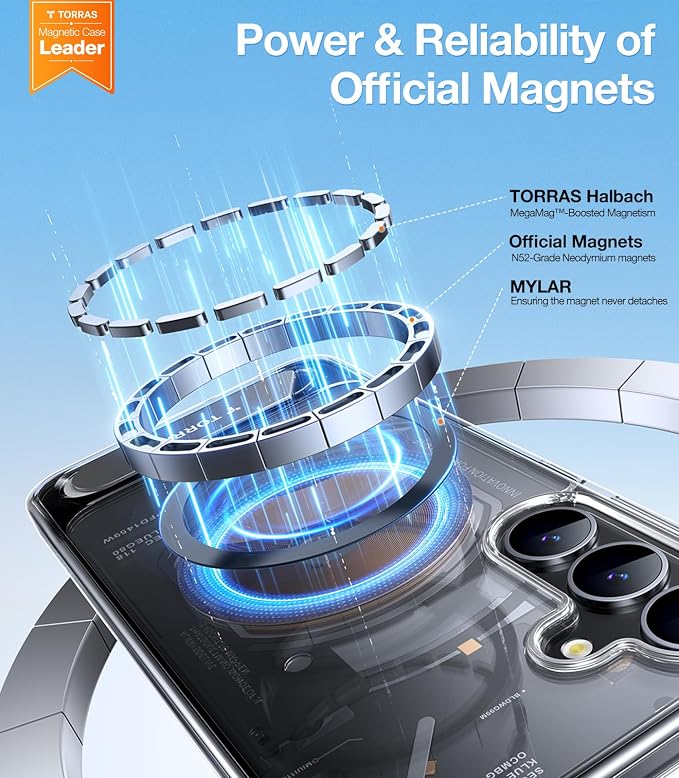 TORRAS PolarCircle Qi2 Mag-Safe Charger &amp Magnetic Case — Buy Together to Save 15%