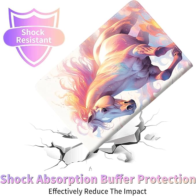 Case for New iPad (A16) 11th Generation 11 Inch 2025for iPad 10th Generation 2022 10.9 Inch Multi-Angle Stand Smart Cover Shockproof with Auto Wake/Sleep Baby Dragon