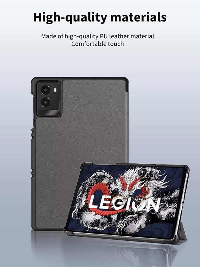 Case for Lenovo Legion Y700 Gen 3 Tablet 8.8inchNOUKAJU Tablet Protection CoverBracket FunctionDrop-ResistantAnti-ScratchProtection Case for Lenovo Legion Y700 Gen 3(Grey)