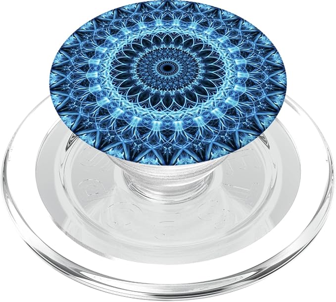Blue Mandala Pop Mount Socket Cute Designed Divine Mandala PopSockets Adhesive PopGrip