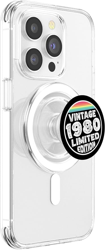 Limited Special Edition Vintage Since Born in 1980 PopSockets PopWallet for MagSafe