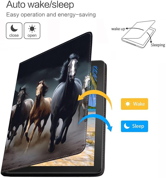 Case for iPad (A16) 11th Generation 11 Inch 2025 iPad 10th Generation 10.9 Inch 2022 Adjustable Stand Auto Wake/Sleep Smart Leather Case African American Black Girl
