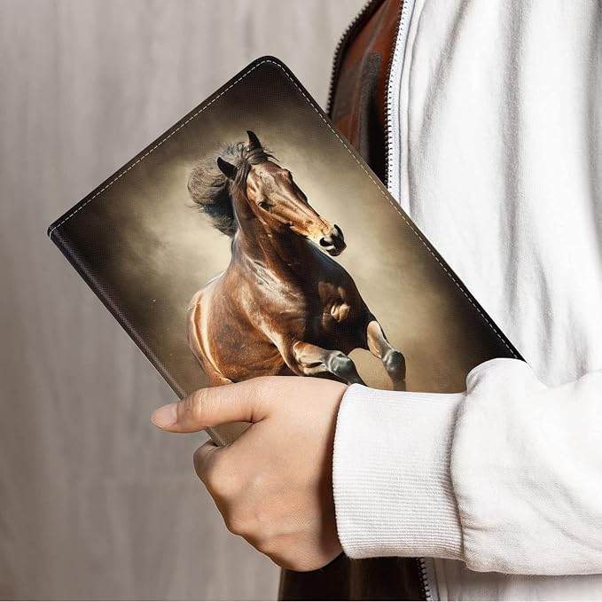 Case for Samsung Galaxy Tab S10 Lite/ S10 FE/ S9 FE 5G 10.9 Inch/ S9 11 Inch - Slim PU Leather Folding Stand Folio Cover with Auto Sleep/Wake - African American Girl