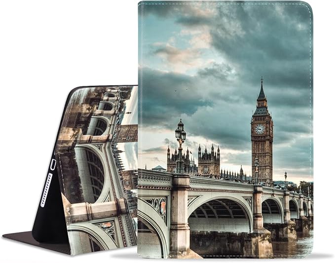 Case for Samsung Galaxy Tab S10 Lite 10.9/ S10 FE 10.9/ S9 FE 10.9/ S9 11 Slim PU Leather Stand Folio Cover with Auto Sleep Wake American Flag