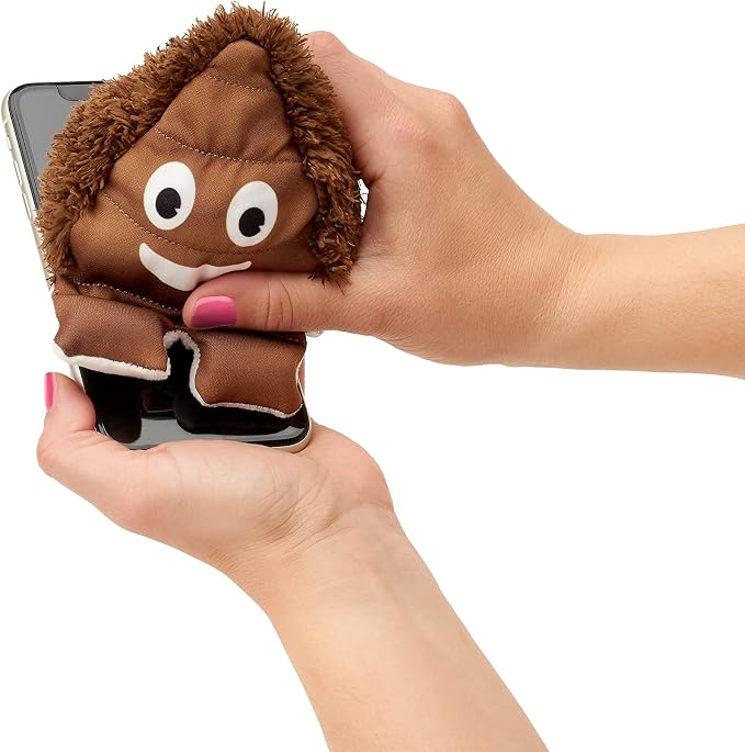 Plusheez Mobile Phone Holder | 2 in 1 Phone Stand with Micro Fibre Wipe | Screen Cleaner | Universal Phone Stand for Kids Children Adults | eReader/Kindle/Smartphone/Small Tablet Compatible (Bird)