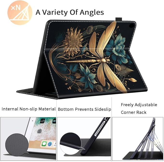 Case for All-New Amazon Kindle Fire HD 8 &amp 8 Plus Tablet (12th Generation/10th Generation 2022/2020 Release) 8 Durable Shockproof Protective Cover，Pug Weightlifting