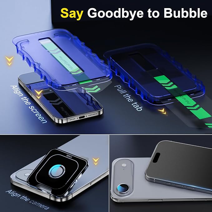 YWXTW 2 Pack Matte Screen Protector for iPhone 14 Pro Max 6.9 Inch + 1 Set Camera Lens Protector Anti Glare Anti Fingerprint 14 Pro Max Glass Screen Protector Bubble Free Smooth as Silk