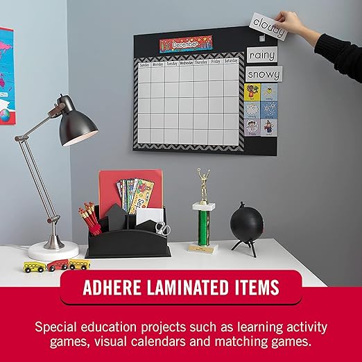VELCRO Brand Adhesive Squares, 100pk 7/8" White, Mounting Tape for Office Organization, Laminated Signs Classroom Décor