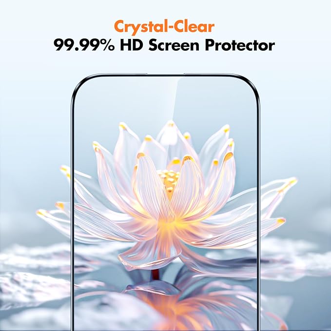 UNBREAKcable 3-Pack Screen Protector for iPhone 15 Double Shatterproof Tempered Glass [Easy Installation Frame] [99.99% HD Clear] [9H Hardness] [Full Coverage] [Case Friendly] for Apple 15 6.1 inch