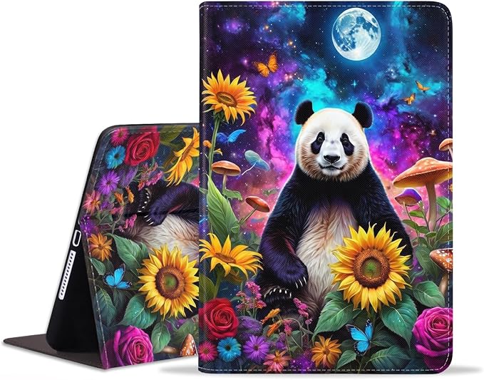 Case for iPad (A16) 11th Generation 11 Inch 2025 iPad 10th Generation 10.9 Inch 2022 Adjustable Stand Auto Wake/Sleep Smart Leather Case African American Black Girl