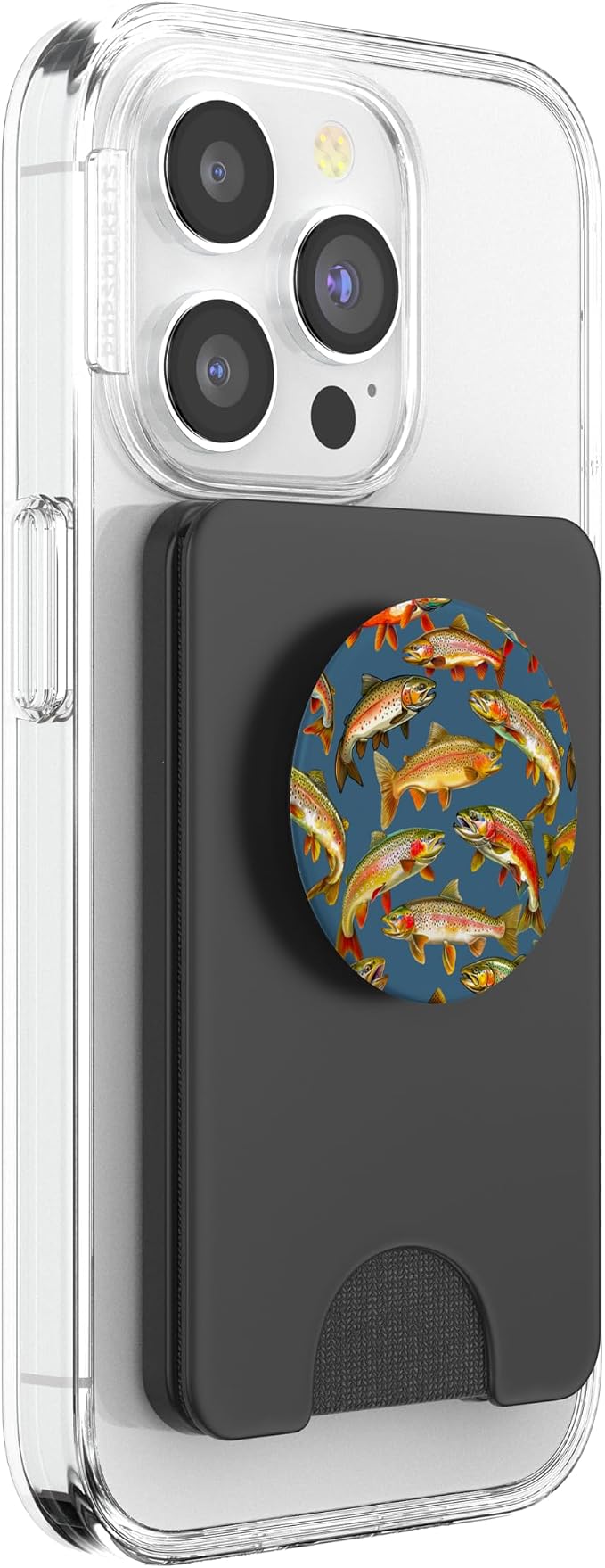 Fishing Fisherman Trout Fishing PopSockets PopGrip for MagSafe