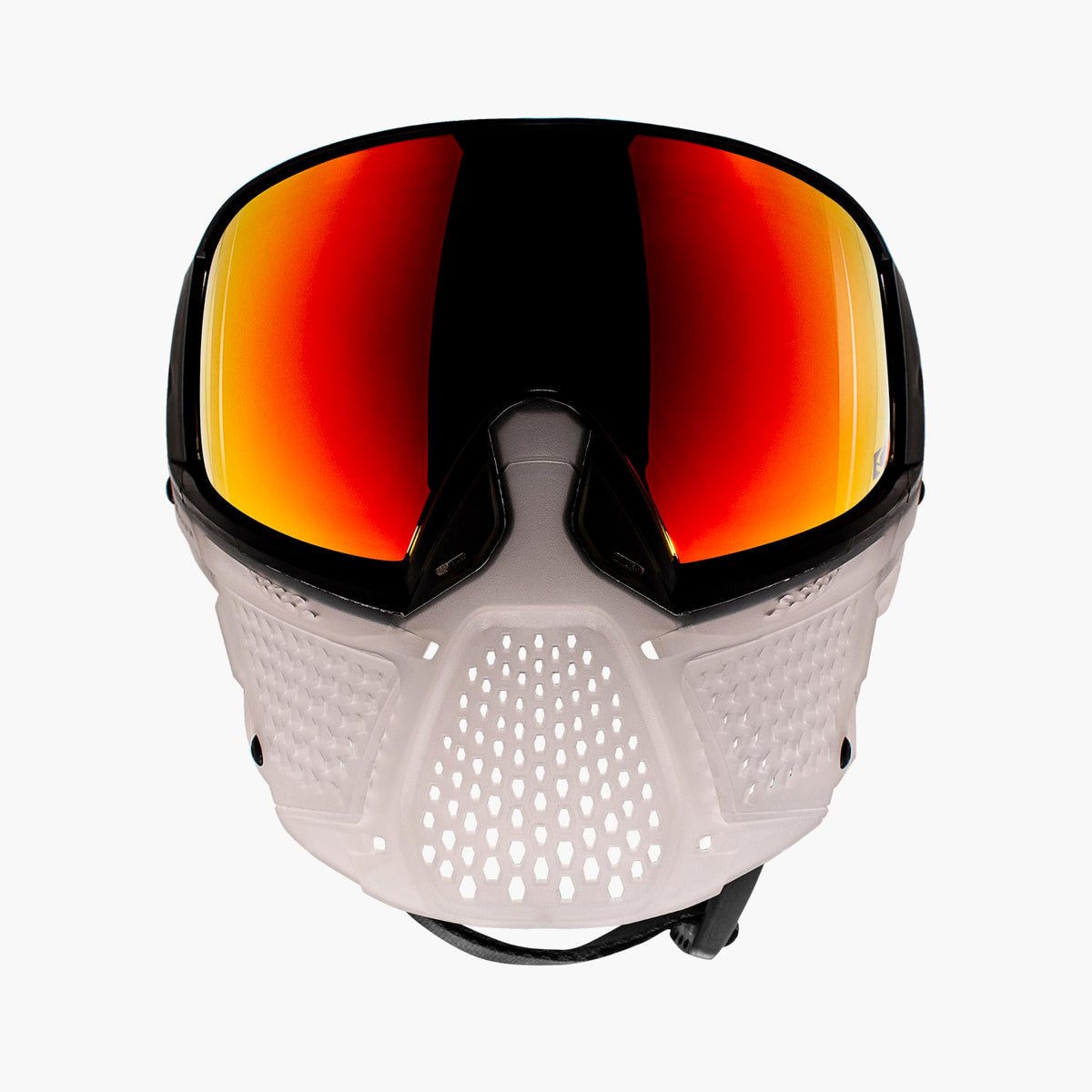 CRBN Paintball Zero Pro Goggle - Includes: Two Lens + Visor + Case - Carbon Paintball (Clear, Less Coverage)