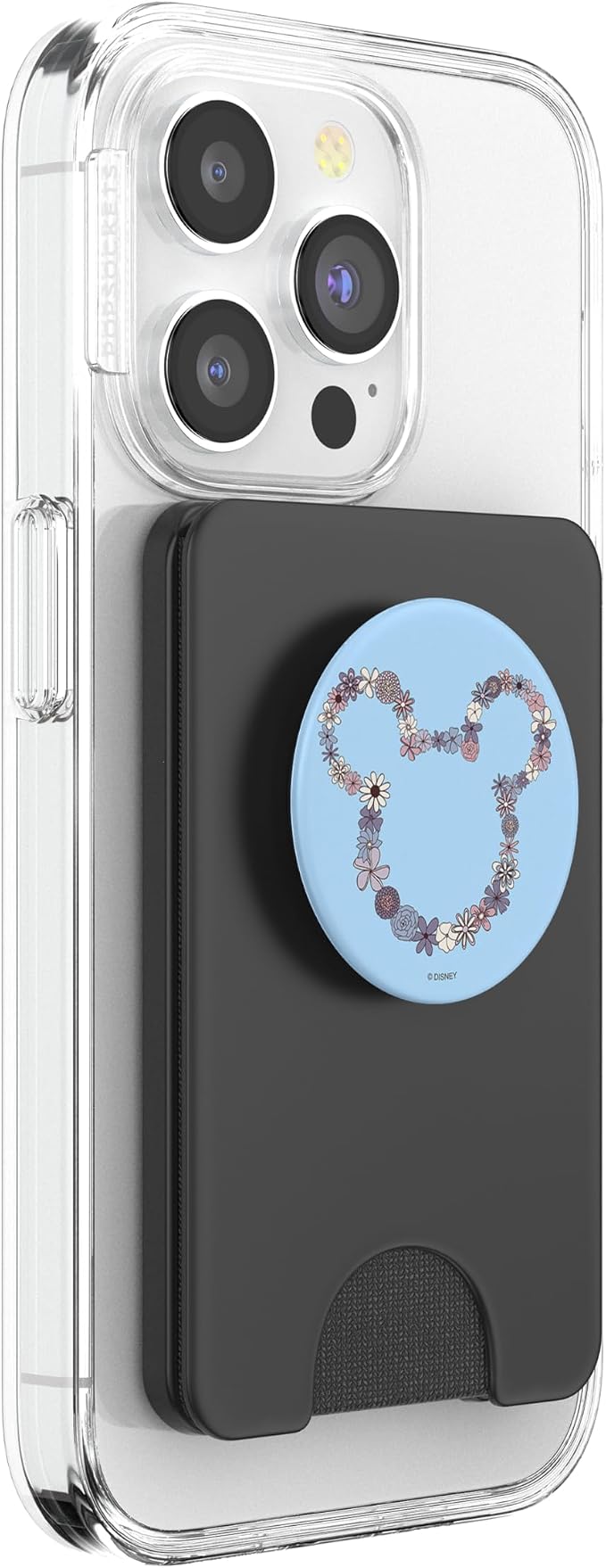Disney Mickey Mouse Ears Floral Outline PopSockets Adhesive PopGrip